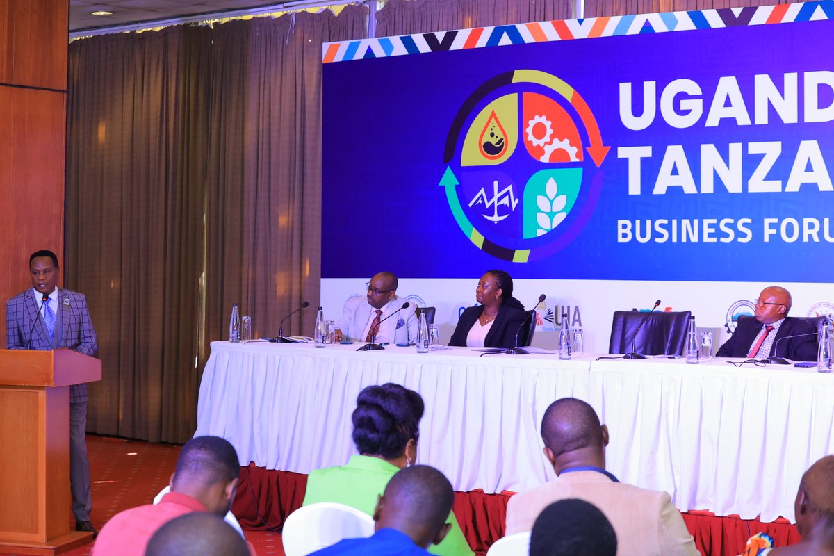 #MoFAUpdate: Launch of the 2nd #UGTZBusinessForum. @SarahKagingo - 'We extend our gratitude to their Excellencies Presidents @KagutaMuseveni and @SuluhuSamia for remaining seized with lowering the cost of doing business, and for the joint infrastructure projects, including