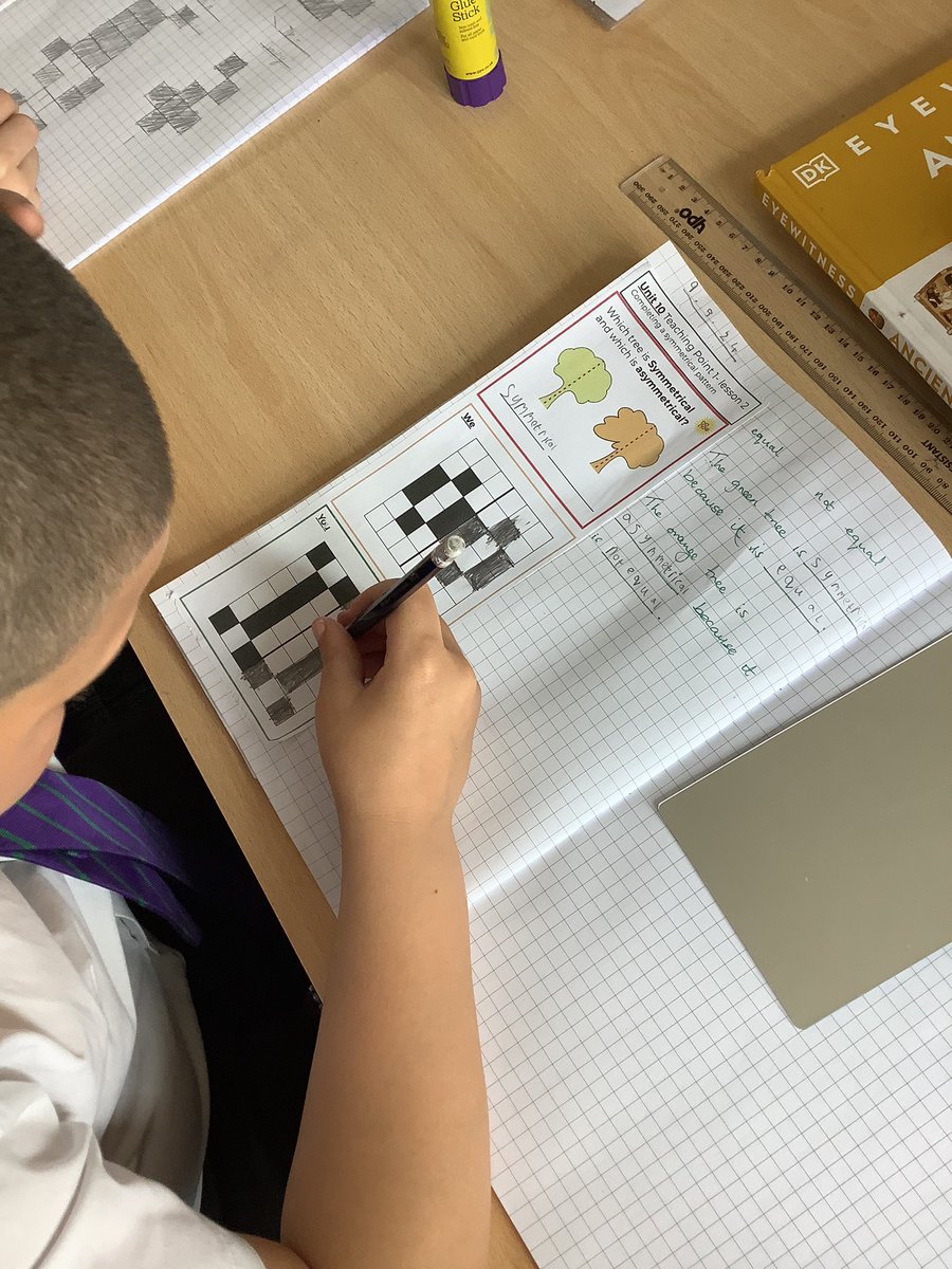 Year 4 have been developing their understanding and application of symmetry. They have identified symmetrical shapes and created their own patterns and can talk about why a shape is asymmetrical. <a href="/GarstonCE/">GarstonCE</a> <a href="/RainbowEduMAT/">Rainbow Education MAT</a>