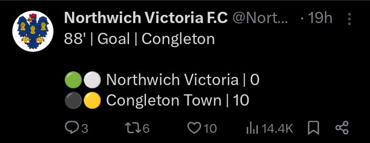 @WinlatonFC Could be worse but at least you're not Northwich Victoria bad