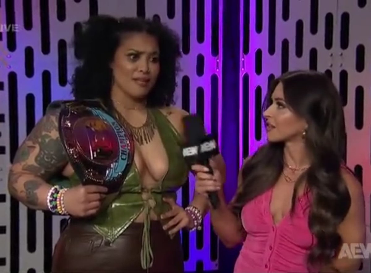 willow comments on mercedes #allelitewrestling #aewwrestling #aew #aewdynamite #aewrampage #femalewrestler #womenswrestler #aewcollision #tbschampion #willownightingale #njpwstrongwomenschampion