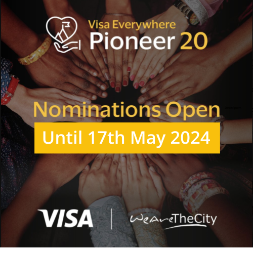 Calling on women #Refugees and the organisations that support them! The @Visa Everywhere #Pioneer20. We're on the lookout for inspiring refugee women in Europe making waves as entrepreneurs or social enterprise leaders.  Nominate here ↓
wearethecity.com/pioneer-20

@WeAreTheCity