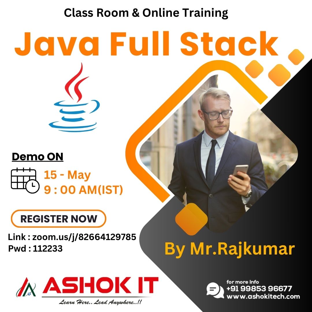 ashokitschool's tweet image. 🛑 Java Full Stack 🛑

✍️ Enroll Now : bit.ly/3TO8v3Y

👉 Free Demo On 15th-May @ 09:00 AM IST

👉 Follow Our WhatsApp Channel 
bit.ly/49wCWje

#javafullstackdevelopercourse #java #javafullstacdevelopmentcourse #coding #programming #classroomtraining #ashokit