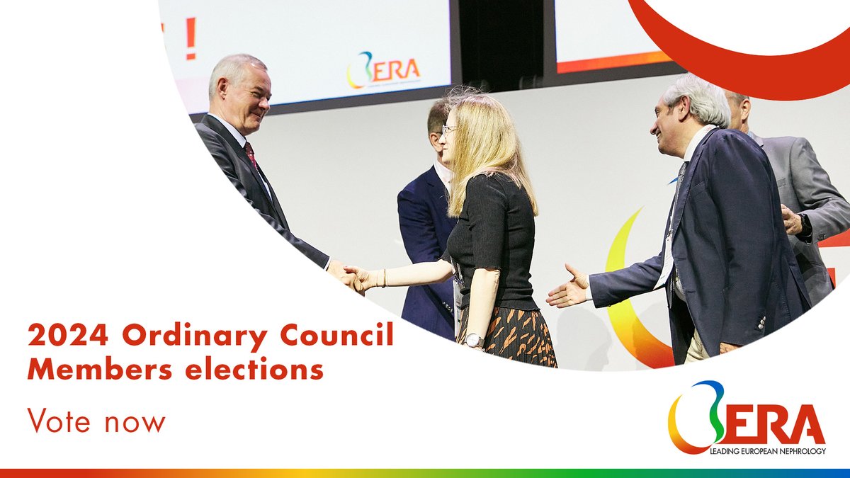 📢Ordinary Council Members Elections 2024 📌During the General Assembly, three Ordinary Council Members must be elected. Only active ERA Full members* can vote. 🔴Discover the candidates and VOTE NOW 👉 bit.ly/44vzoNn