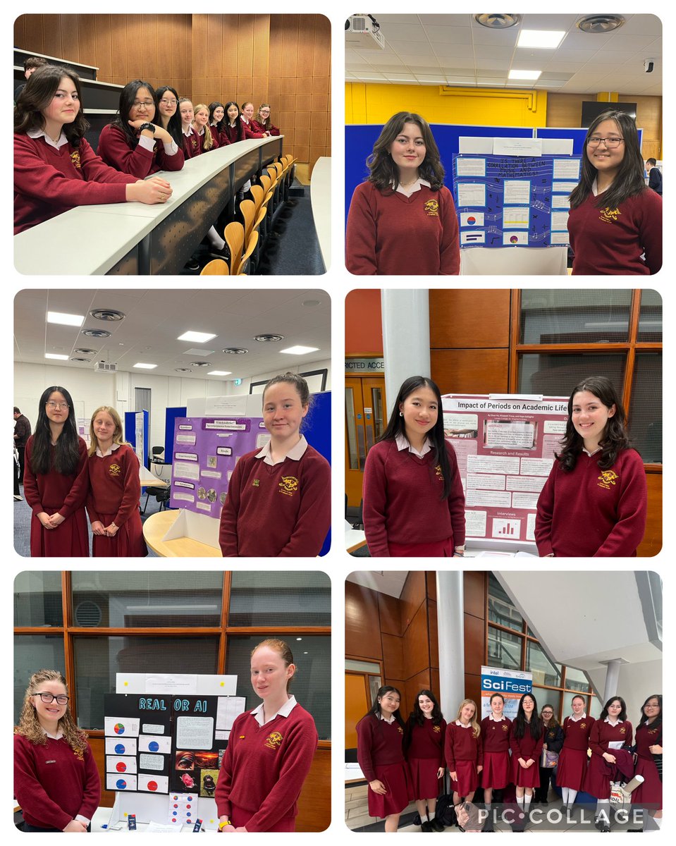 Well done to the 1st, 2nd & TY students who took part in SciFest@College in DCU yesterday. 👩‍🔬🥼🧪🔬😃