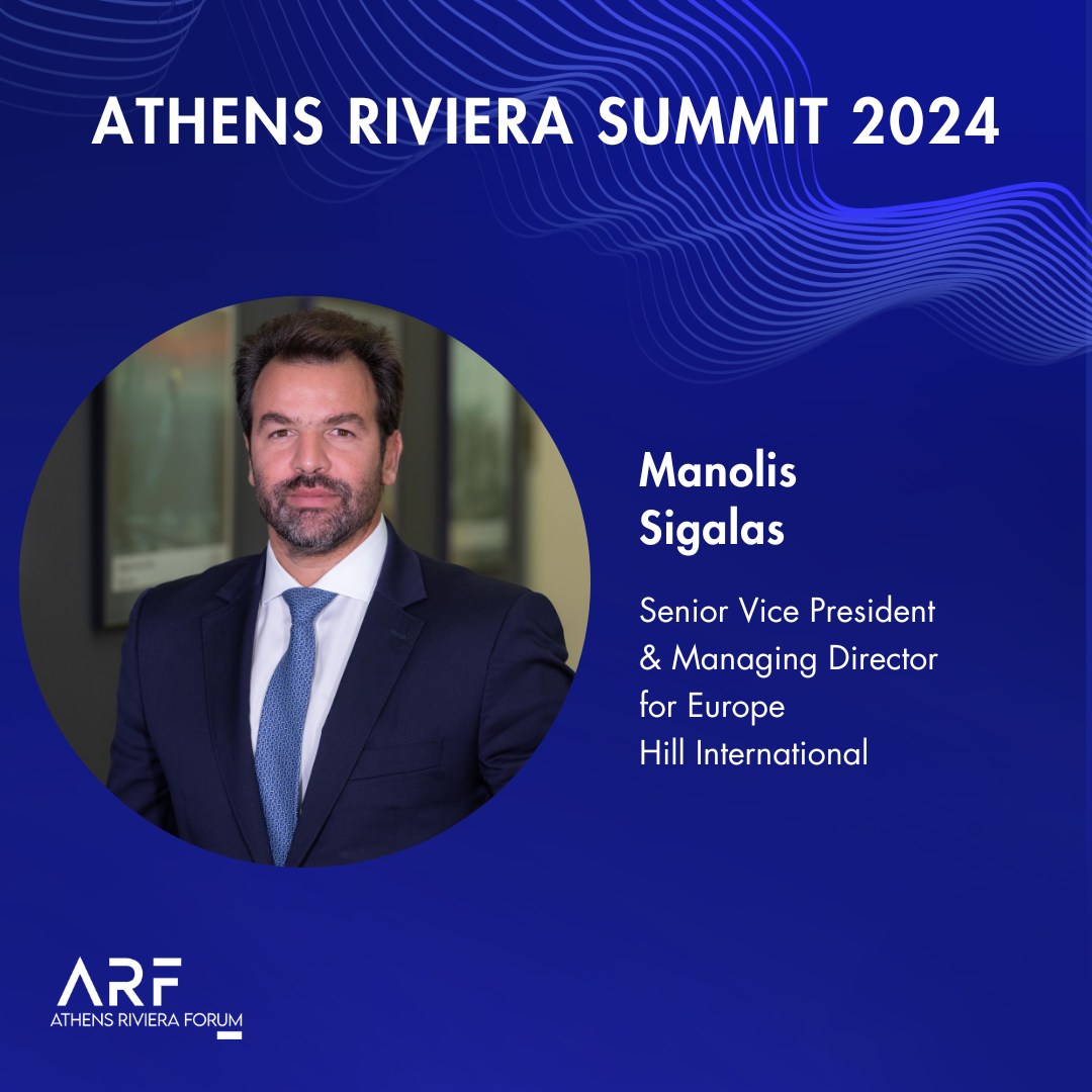 Manolis Sigalas, Senior Vice President &amp; Managing Director for Europe Hill International will be speaking at the Athens Riviera Summit 2024.
📅Save the Date: 18-20 June 2024 Venue: Four
📍Seasons Astir Palace Hotel Athens

#AthensRivieraSummit  #HillInternational