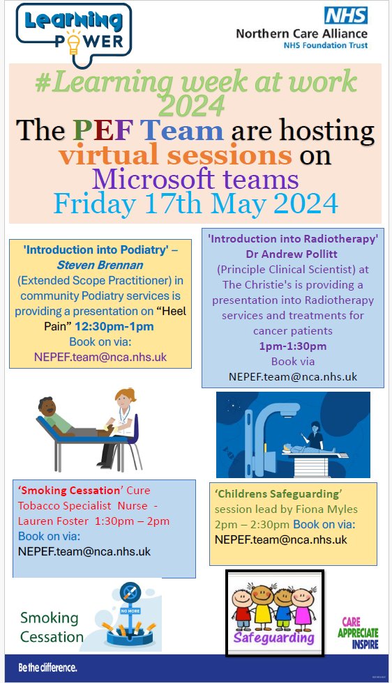 📢Get yourselves booked on the virtual sessions being held on the 17th May for Learning at Work Week! #LAWW staff and learners are all welcome to join🤗 #learning #Power
