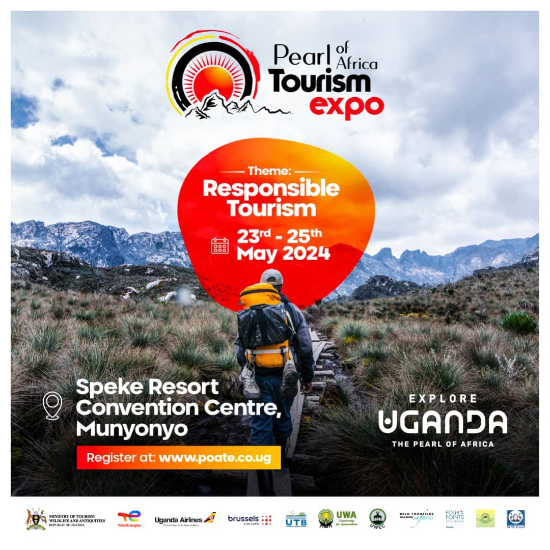 Attention all tourism enthusiasts! We invite you to join us for #POATE2024 from May 23rd to 25th, at @spekeresort. 

Let's uncover the wonders of responsible tourism together. Register now at poate.co.ug

#ExploreUganda #ResponsibleTourism