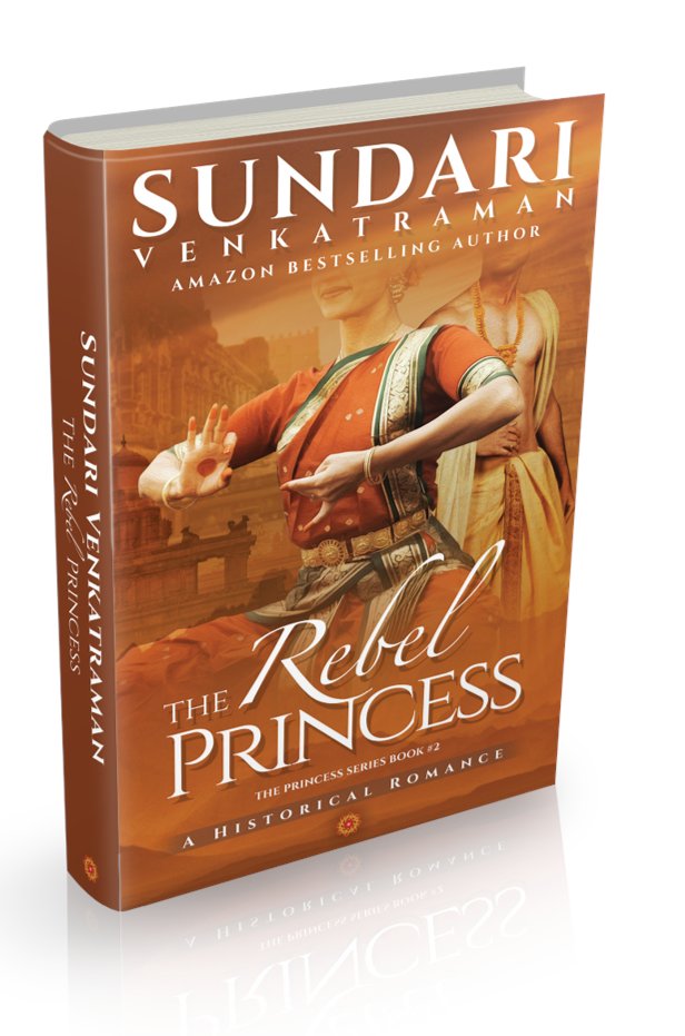 THE REBEL PRINCESS #TheRebelPrincess #ThePrincessSeries #HistoricalRomance #amazonbestseller #kindleromance #paperback Vijayendra Chozhan shut his eyes for a few seconds before opening them again, as if to ensure the vision standing near him was real. amazon.co.uk/dp/1685867006