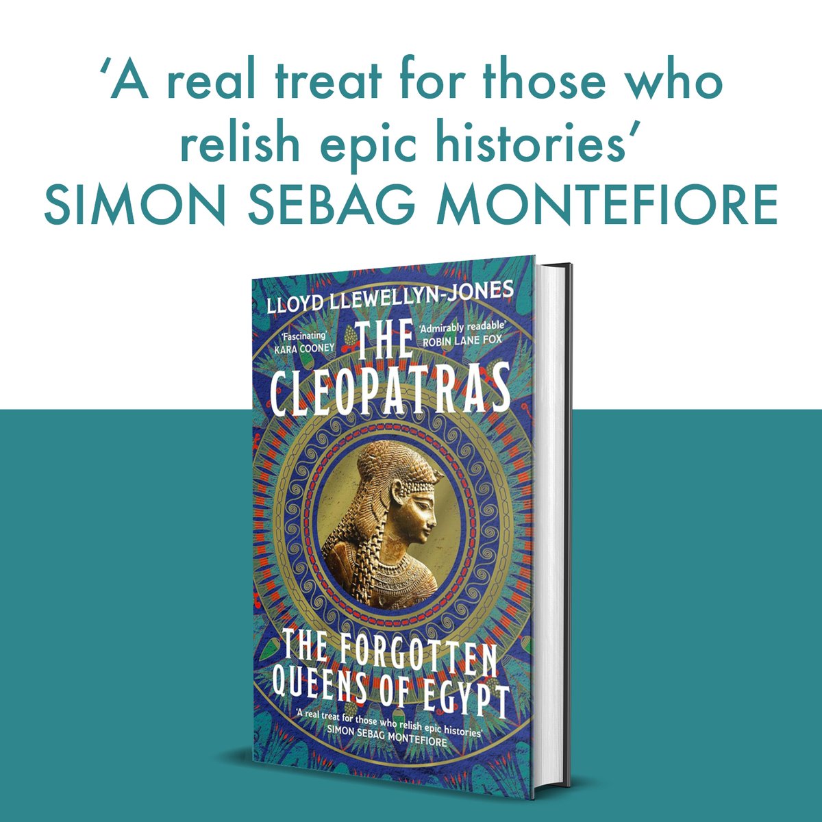 Happy publication day to Lloyd Llewellyn-Jones! His fascinating deep-dive into the real history of the seven Queen Cleopatras of Ancient Egypt publishes today. Available now - THE CLEOPATRAS: The Forgotten Queens of Egypt.