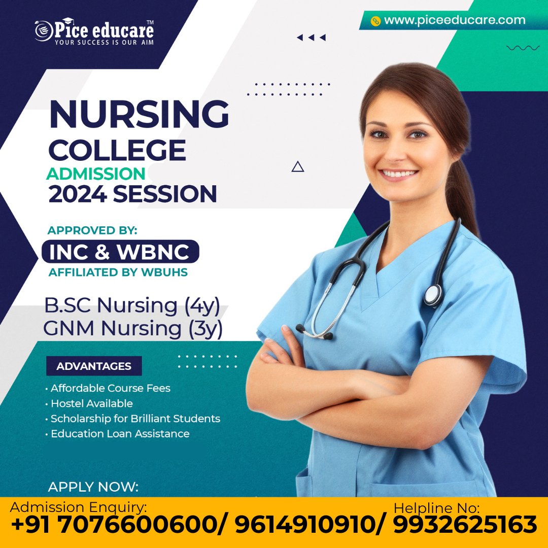 Nursing College Admission 2024 Session Top Nursing Colleges in West Bengal Admission Enquiry: +91 7076600600/9614910910 Helpline no- 9932625163 . . . #nursing #nursingcollege #gnmnursing #bscnursing #nursing #piceducare
