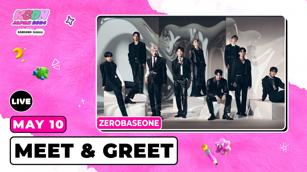 [#KCONJAPAN2024] 👋MEET & GREET I ZEROBASEONE I KCON JAPAN 2024 (JST/KST 2024.05.10 20:00) KCON official youtube.com/live/tzeUwErOq…