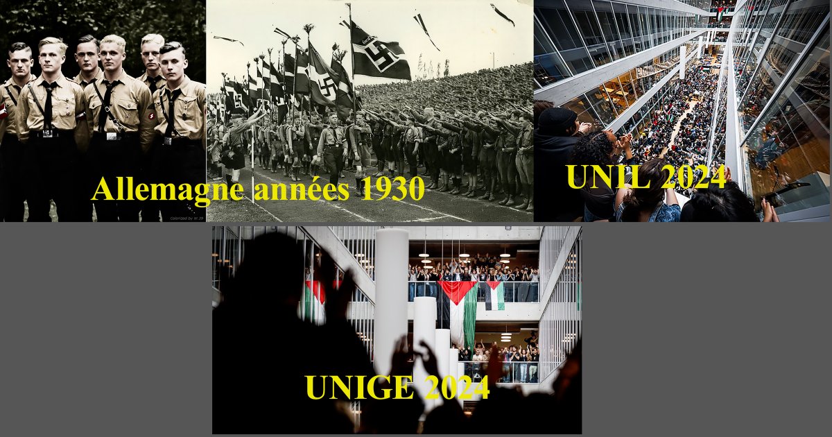 Quand l'Histoire bégaie...

#UNIL #UNIGE #hamaSS @antisemites #haine