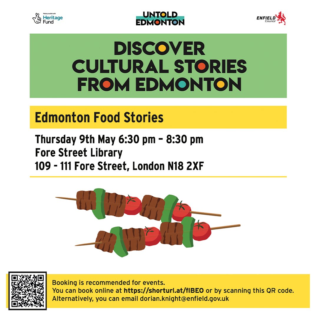 🟢Untold Edmonton 🟢 TODAY! Join London food and city writer Jonathan Nunn & journalist and author Tom Lamont as they discuss food culture in Edmonton. The talk will be followed by a screening of a new documentary about Edmonton Green Shopping Centre and a Q&A.
