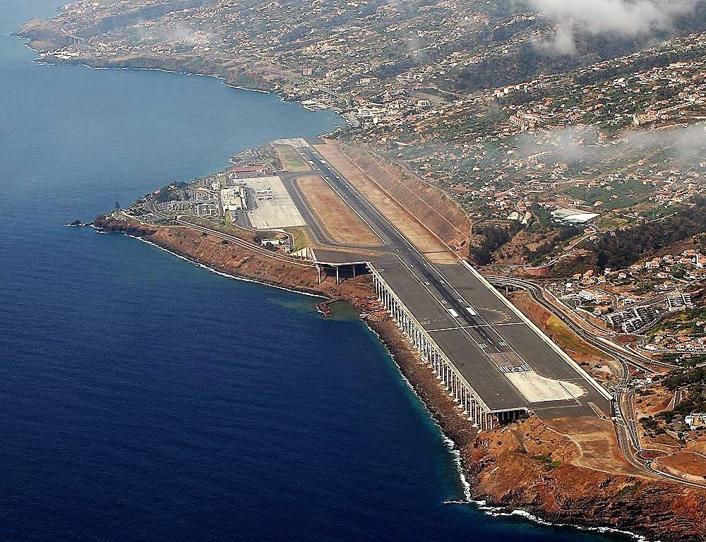 Cristiano Ronaldo International Airport in Madeira, Portugal. It is named in honor of the football legend and receives over 4 million passengers annually.