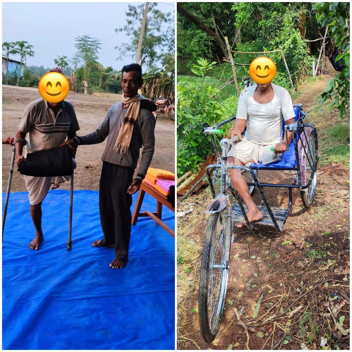 A life-changing gift for a determined spirit. A tragic accident in 1991 left Shankar Bera from #Medinipur, #WestBengal, facing immense challenges after the painful loss of one of his legs. But thanks to the incredible generosity of #PromiseBank depositor @nitinmanek, Shankar…