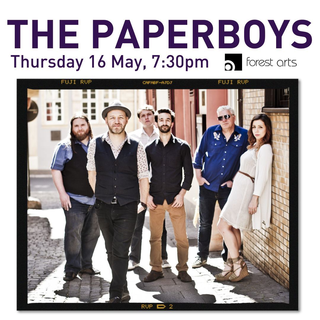 One week to go! 🥳 Get ready for a musical adventure like no other with a globe-trotting sextet - The Paperboys! Join us for an unforgettable evening filled with Celtic reels, Mexican folk, bluegrass, and more. 🎙️ ✨ Tickets: buff.ly/3U7NorI