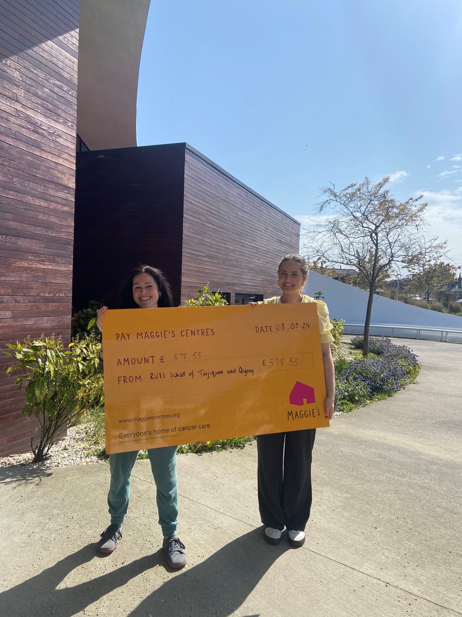 #ThankYouThursday A huge thank you to our lovely supporter Tina, who held a Tai Chi and Qigong celebration in Duthie park, in support of Maggie's Aberdeen. Tina raised an incredible £578.53. Thank you Tina, for all that you do 🧡