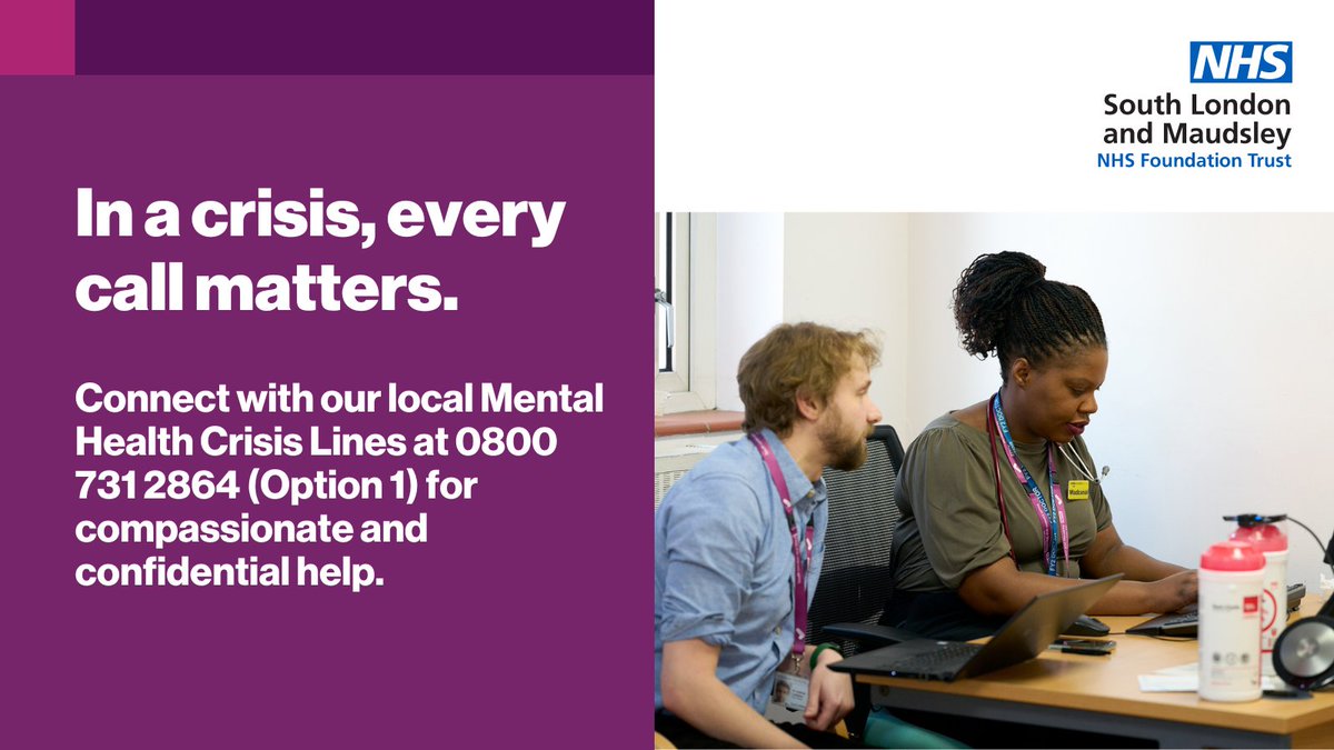Are you struggling with your #MentalHealth and need some help or support? Please remember we are here and you're not alone. Call one of our 24/7 crisis lines at 0800 731 2864 (Option 1) or visit ow.ly/xNiz50RA6vc