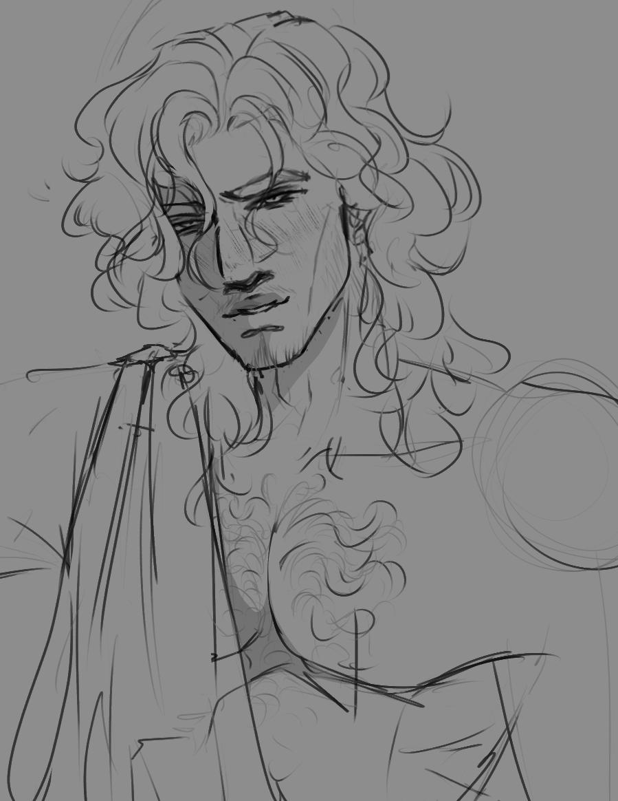 already starting to feel a bit better 🥲
so far on lil thingy thang of Nikandros 
.
.
.
.
#captiveprince #nikandros