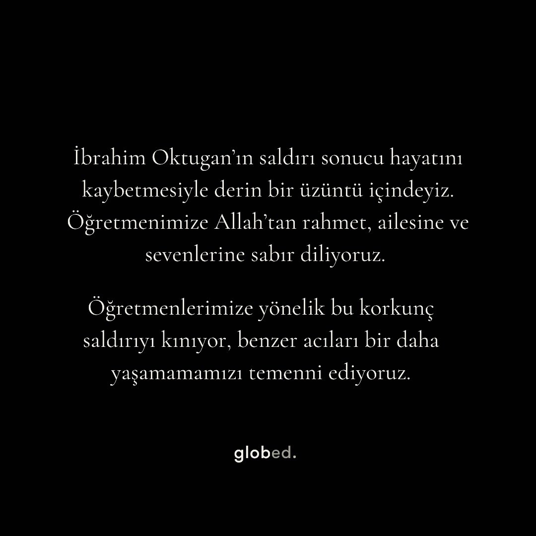 Değerli öğretmenlerimize yönelik her türlü şiddeti kınıyoruz.