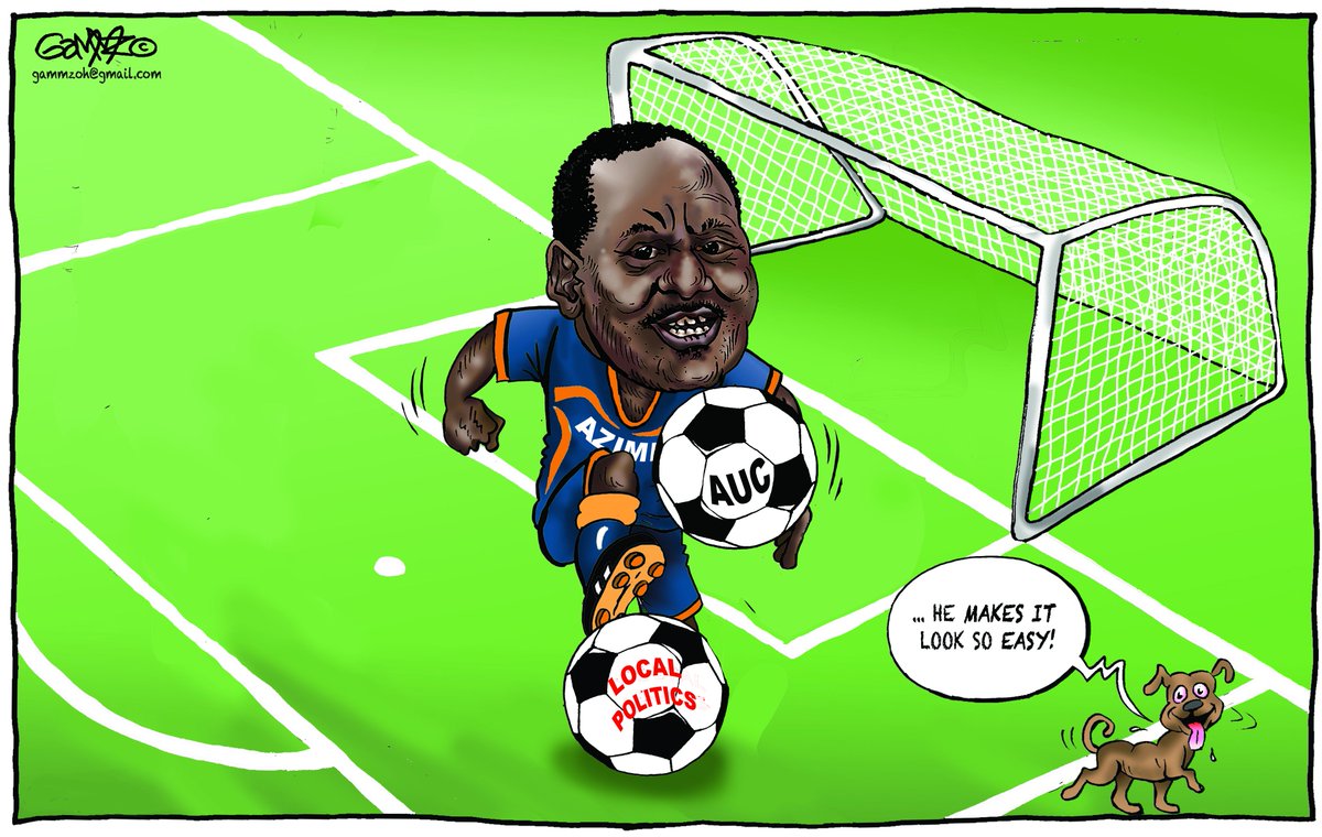 #Raila The dribbler! Cartoon for @StandardKenya @KTNNewsKE @ktnhome_