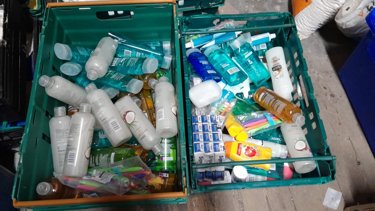 We would also like to say a big thank you to the ladies at St Vincent's church who answered our call for more toiletries with this very generous donation...