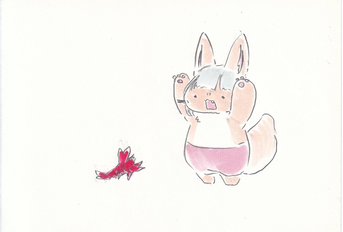 ナナチ(メイドインアビス) 「ザリガニとんなちゃん。#イラスト #メイドインアビス 」|けだまのイラスト