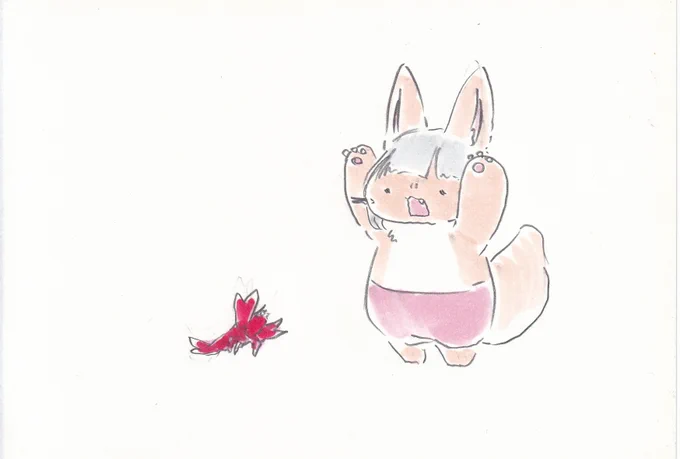 ザリガニとんなちゃん。#イラスト #メイドインアビス 