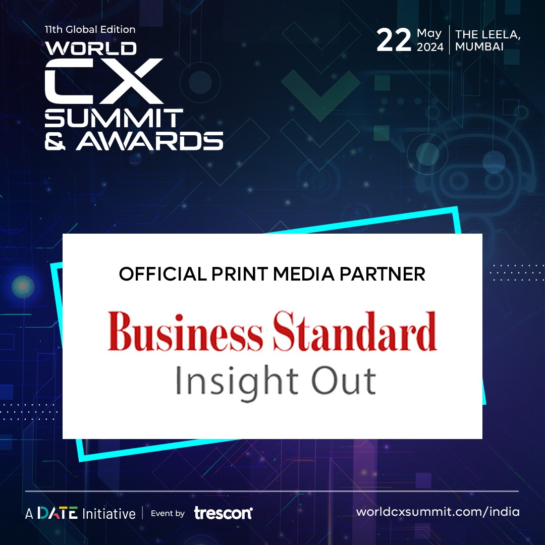 TresconGlobal's tweet image. We are thrilled to have @bsindia as our Official Print Media Partner at the @WorldCXSummit and Awards hosted by @TresconGlobal.
Register now: hubs.li/Q02ww3_R0
#DigitalPR #PressRelease #GlobalCoverage #BrandVisibility #trescon