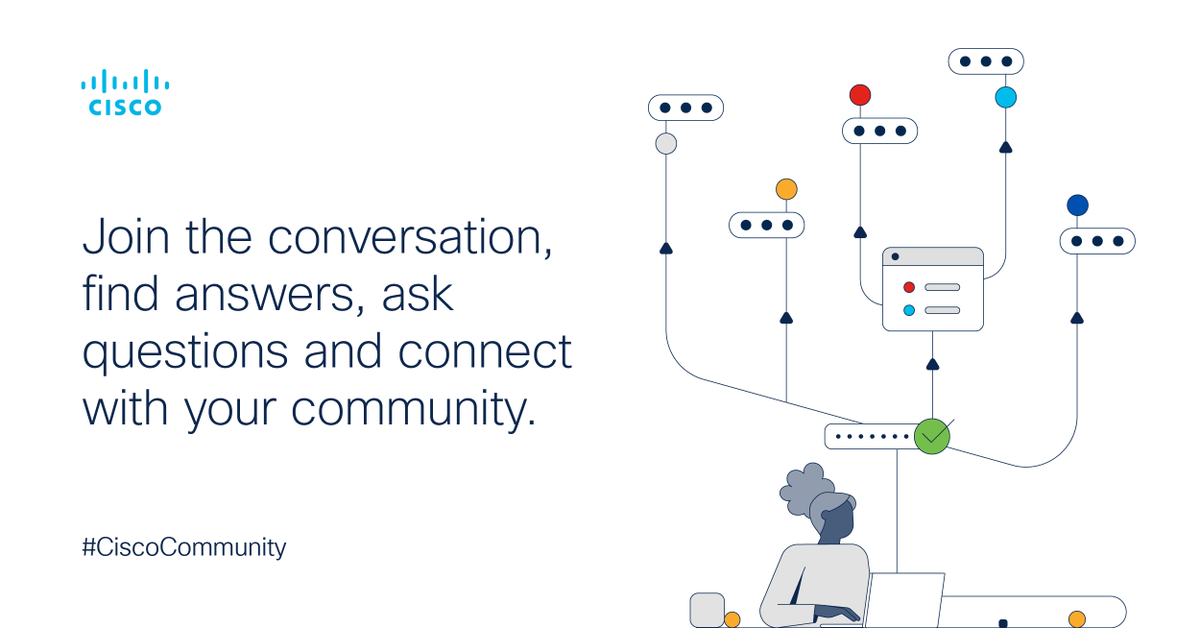 #CiscoPartners connect, collaborate, and grow with the #CiscoCommunity! 

Join lively discussions, get answers, ask questions, and forge strong connections with peers and experts alike 🤝.

🔗 Your Cisco network community awaits here ⤵️
cs.co/6015jT7nN