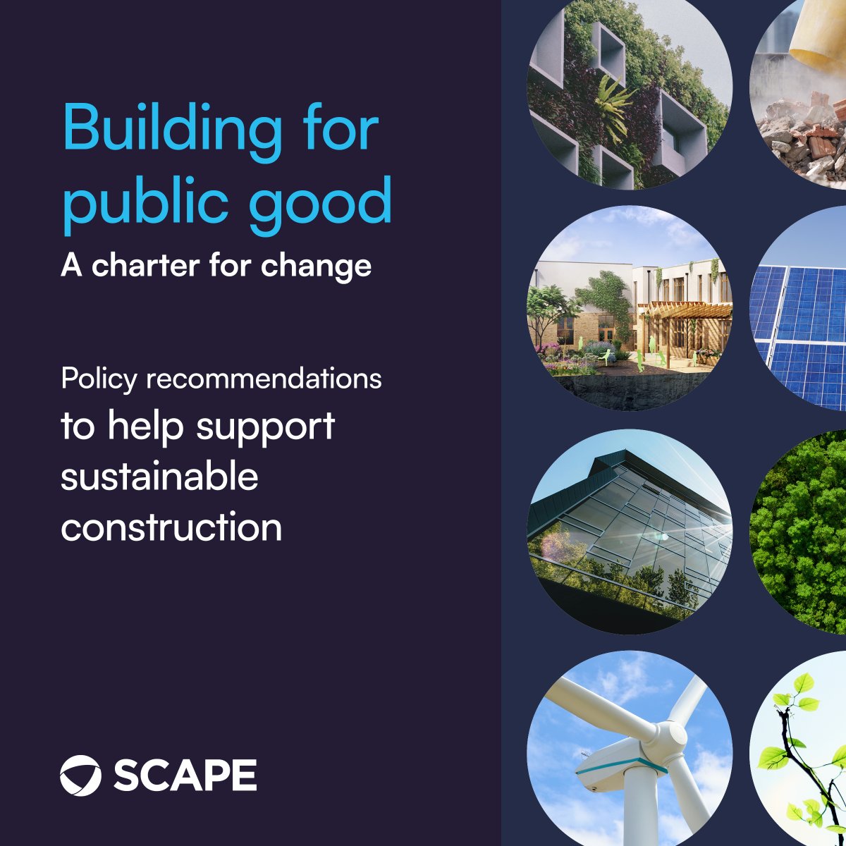 In our recent policy paper 'Building for Public Good: A Charter for Change,' we call on the next UK Government to strengthen #sustainability legislation and use #construction to unlock a cleaner, greener and more resilient #publicestate. Read more: eu1.hubs.ly/H090wyL0