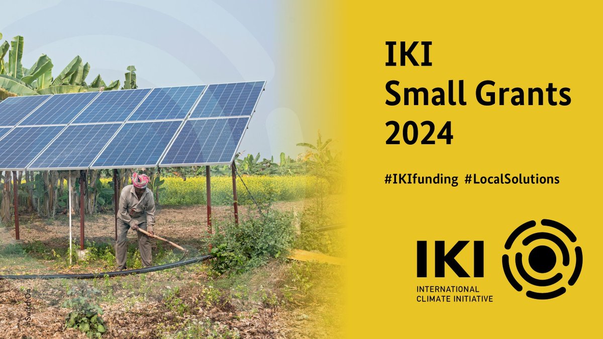 #IKISmallGrants2024: we proudly announce a record-breaking total of 856 completed applications submitted! Dive in to discover more about the origins of these applications & how they are distributed across IKI's funding areas ➡️ international-climate-initiative.com/PAGE554-1 #IKIfunding #LokcalSolutions