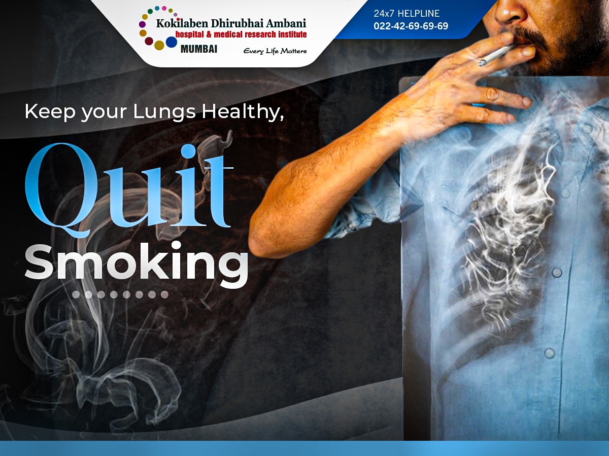 Smoking harms your airways and lung tissues, potentially leading to conditions like COPD and lung cancer. #Quitsmoking. Within days, your body begins to repair itself, improving breathing and reducing the risk of lung diseases. #LungHealth #COPDawareness #StopSmoking