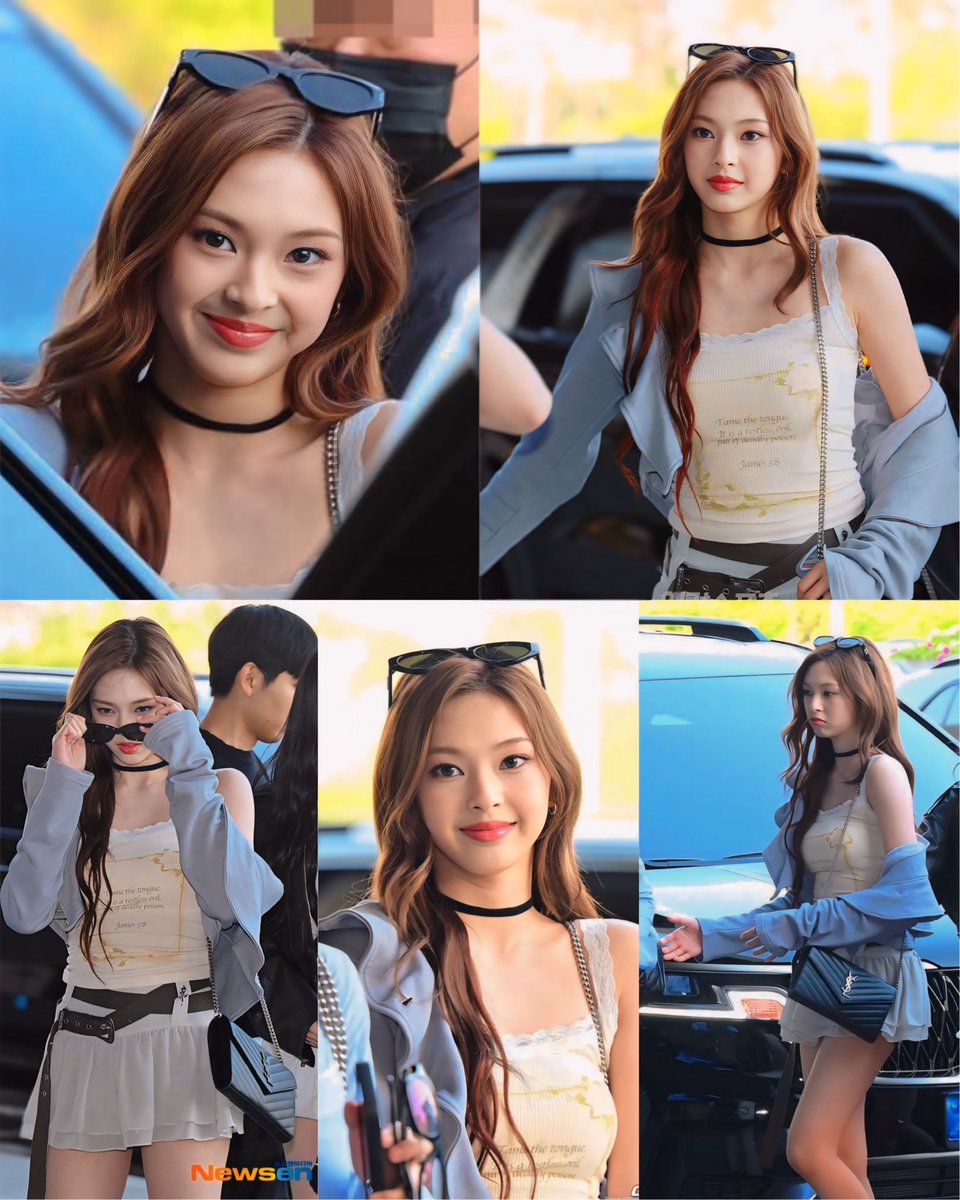 #CHIQUITA’s outfit for departure at Gimpo Airport, South Korea ✈️