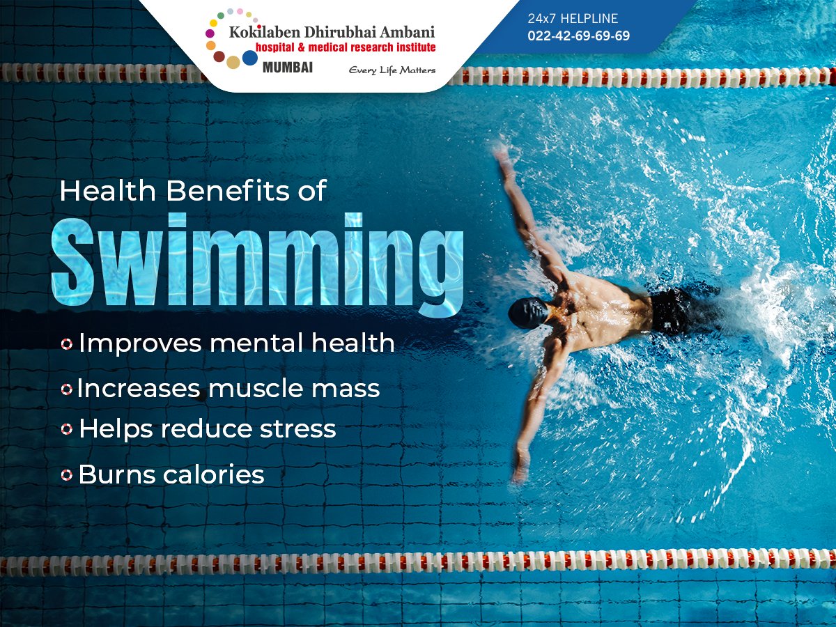 Swimming offers a full-body workout suitable for all ages and fitness levels. It engages your entire body, exercising your heart, muscles, and lungs. Plus, the buoyancy of water reduces strain on joints, making it a great low-impact exercise. #Swimming #FullBodyWorkout #Fitness