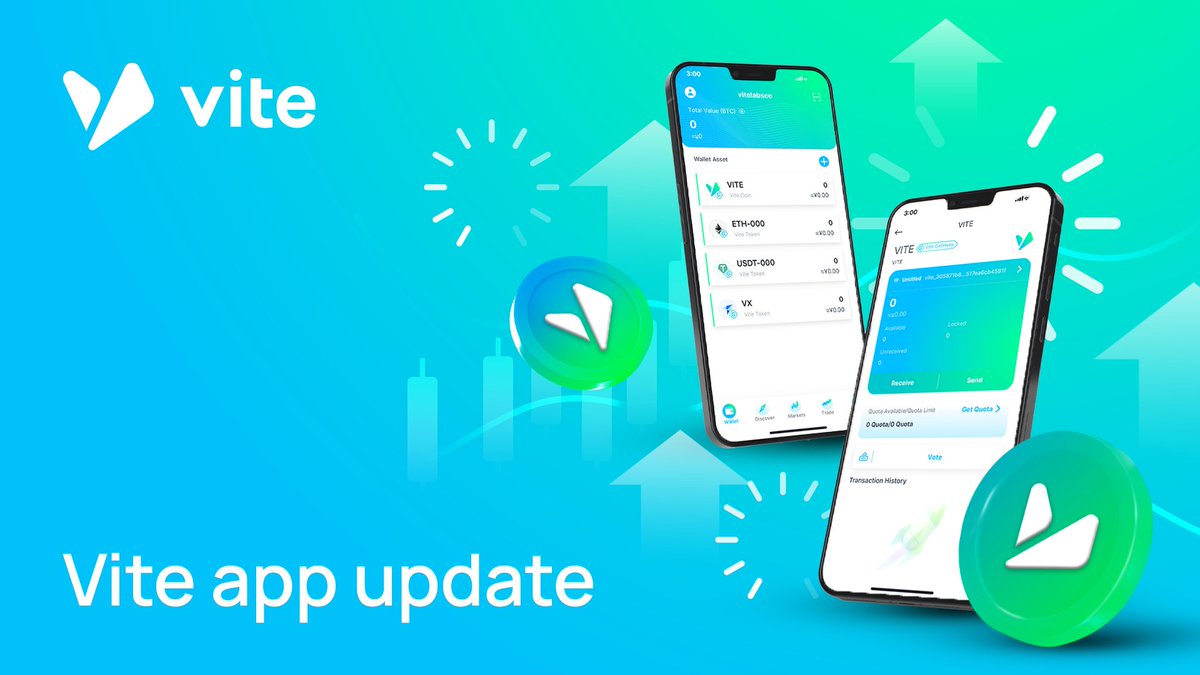 💫 NEW App Upgrade

New Brand UI style.
Update to android 13, Updated libraries. Bugs fix.

Download the latest version here: play.google.com/store/apps/det…

#vite #vuild #BUIDL #Binance
