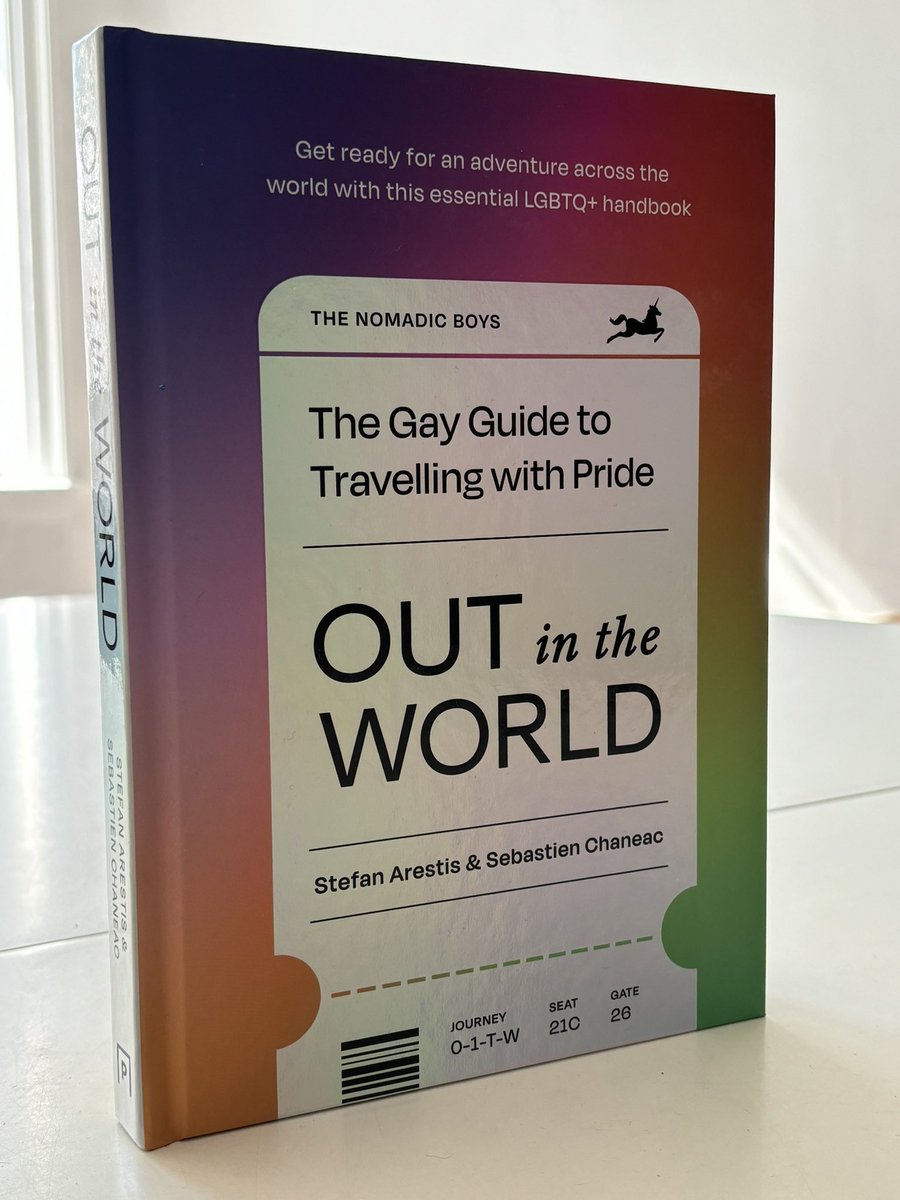 Happy publication day to @nomadicboys - their brilliant guide to travelling with PRIDE is out today. It's stunning and incredibly useful.