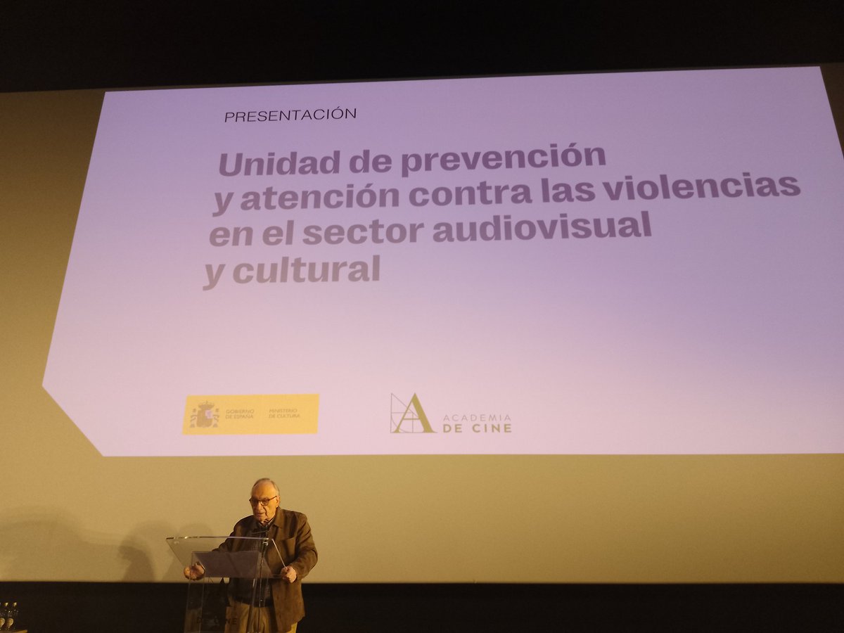 ALEXUNE's tweet image. Unidad de prevención y atención contra la violencia en el sector audiovisual y cultural #cineespanol #cima #igualdad