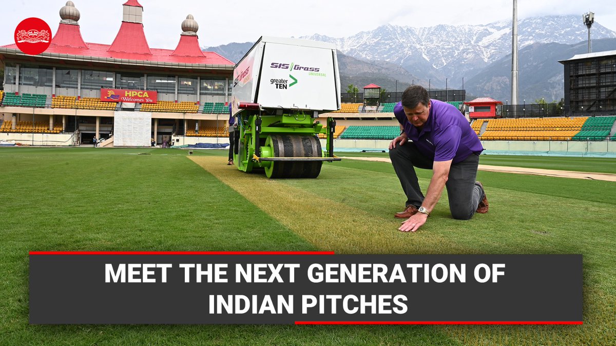 Dharamsala is at the forefront of a first-of-its-kind hybrid pitch in India. TNIE talks to Grass Paul Taylor, former England cricketer and SIS' International Sales Director, Cricket, to find out the intricacies and more in the latest episode of Fours and Sixes. @SaGomesh WATCH:…