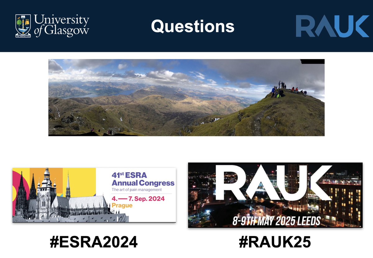 Enjoying getting the new @RegionalAnaesUK logo onto talks 🤗 And might as well get a plug in for #RAUK25 also 😉 (a year today 🤣). And #ESRA2024 Looking forward to RADKON 2024 and seeing @ESRA_Society colleagues @mokaeleni @ax_sauter @PeterMerjavy and 🇹🇷 friends @canestezi