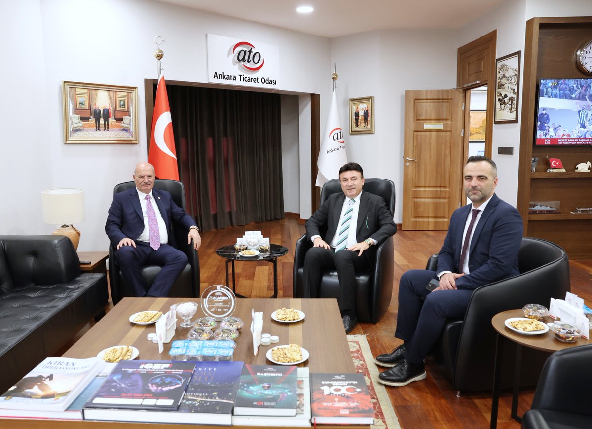 Ankara Ticaret Odası Yönetim Kurulu Başkanı @GurselBaran, Yapı Denetim ve Deprem Mühendisliği Derneği Başkanı @nazmisahin19 ve Dernek Yönetim Kurulu Üyesi Cihan Aktaş’ı konuk etti.