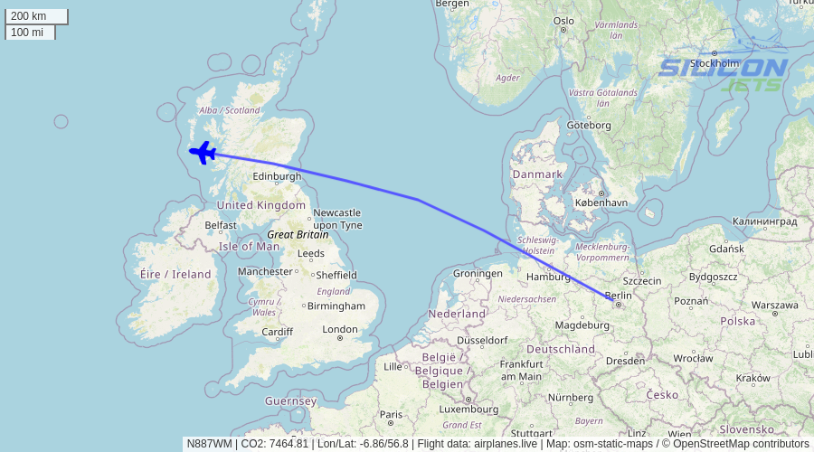 N887WM (#gulfstream G650ER reportedly used by #billgates) no longer detected in flight. Emissions est. 8692 kg #CO2 (compared to 450 kg flying commercial). #CO2emissions