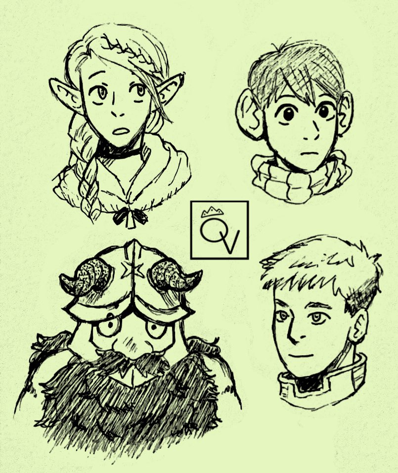 I’ve been really enjoying reading Dungeon Meshi! (If you seen me post this once earlier and deleted it…..no you didn’t.) #DeliciousinDungeon #DungeonMeshi #Dunmeshi