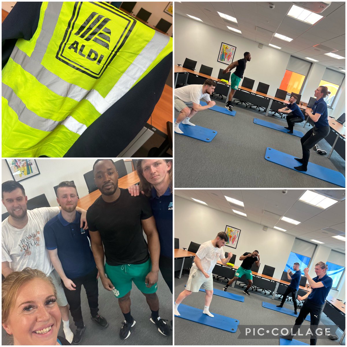 Over the month of May we are heading to Aldi Distribution Centre in Darlington to deliver fitness and wellbeing sessions to support mental wellbeing
<a href="/AldiUK/">Aldi Stores UK</a> #MentalHealthMatters #staffwellbeing #FitnessGoals   #MentalHealthSupport