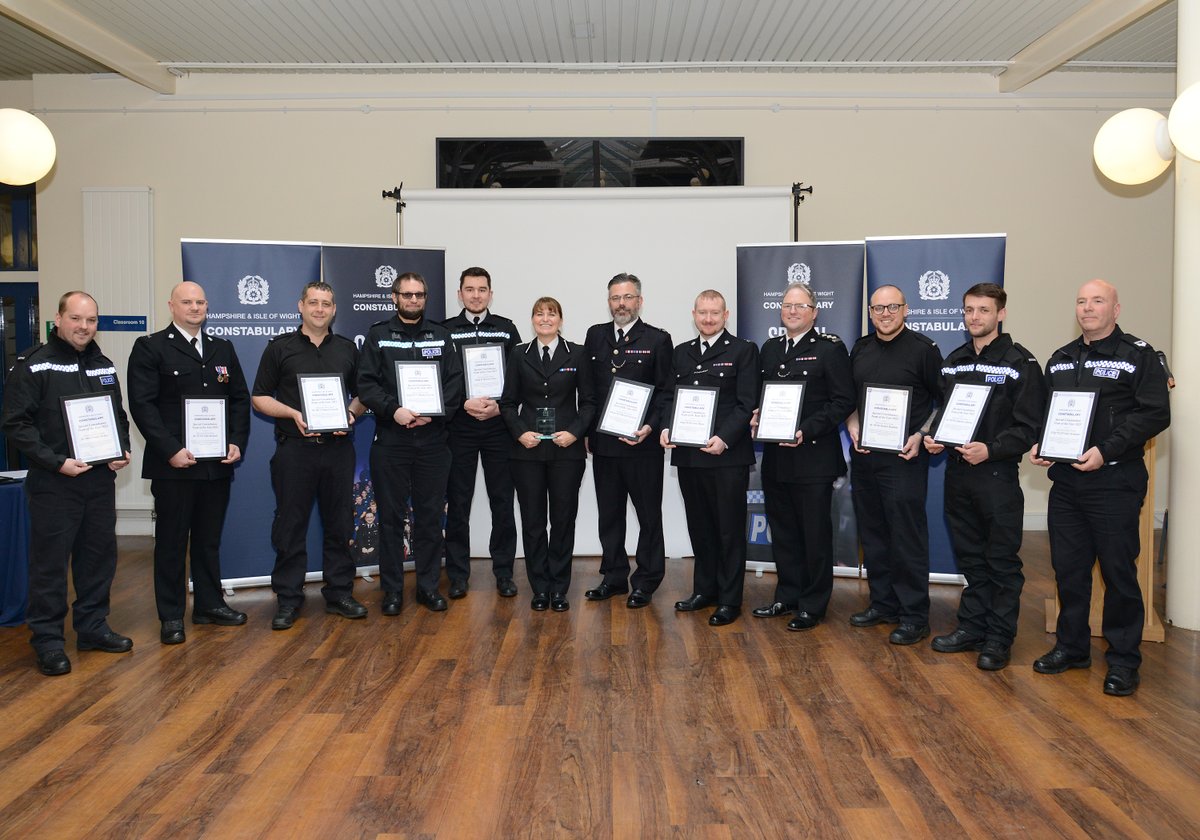 A team of officers have been named Special Constabulary Team of the Year for their invaluable work in tackling thefts from lorries across Hampshire READ MORE: orlo.uk/9TkVY