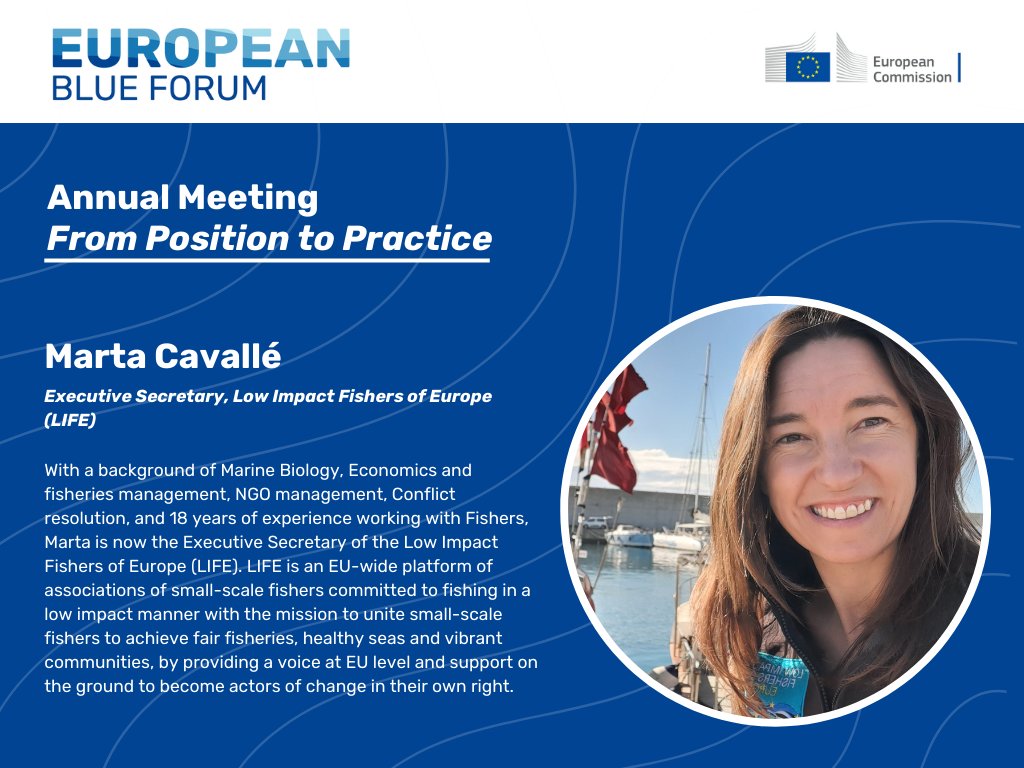 🔊Get ready to dive deep into understanding and assessing the impact of maritime and coastal activities with @MartaCavalle at the #EBFAnnualMeeting on 30 May 2024 in Svendborg! Don't miss out, register now👉bit.ly/secondeuropean… @EU_MARE @cinea_eu