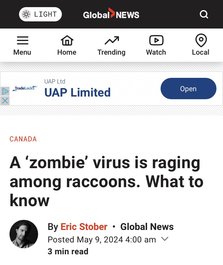 What's today's virus? Zombie virus! 🧟