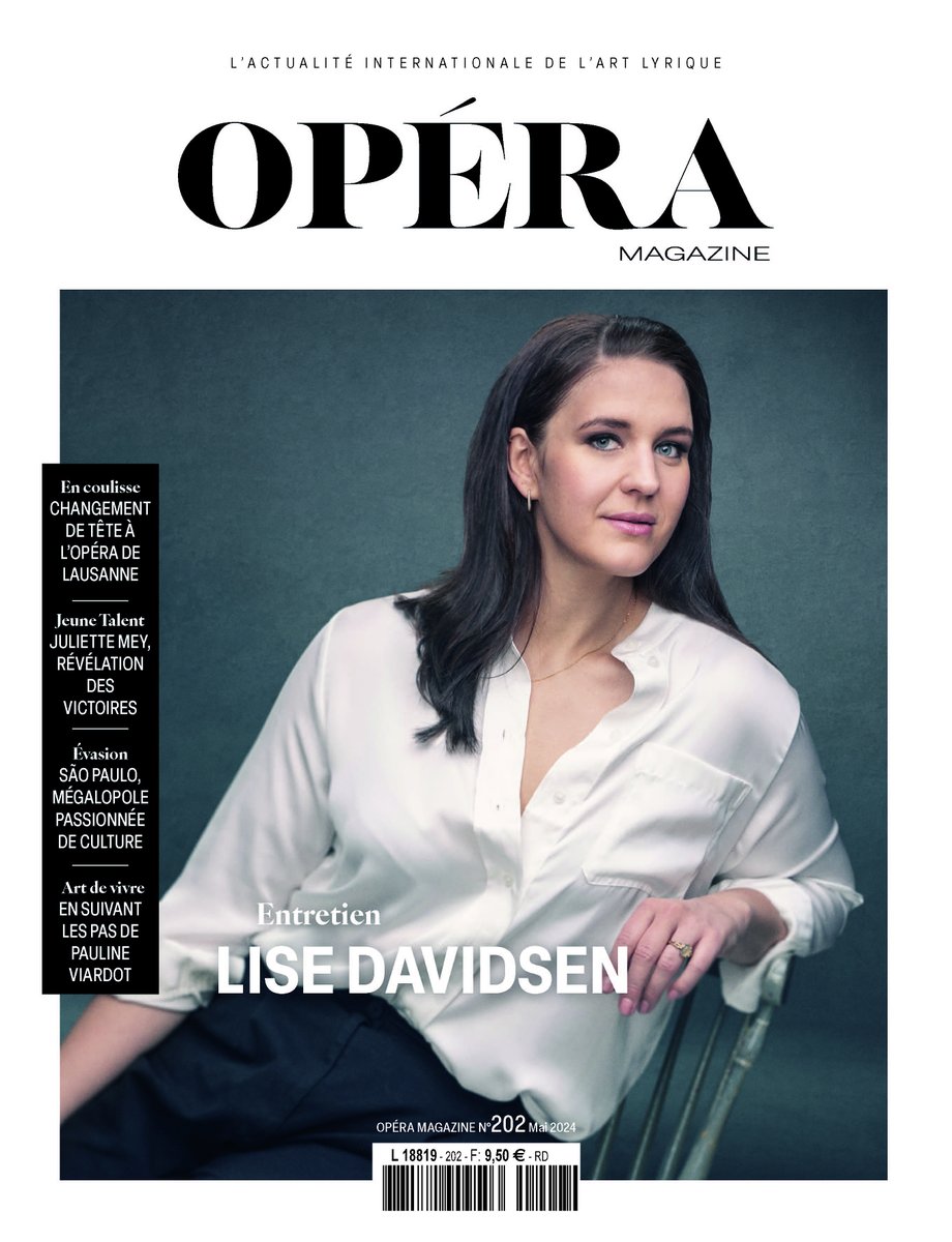 Tonight @LiseDavidsen makes her house and role debut as the eponymous Salome in Richard Strauss' epic opera at @operadeparis - operadeparis.fr/en/season-23-2… Read all about it in her cover story for Opéra magazine - operamag.com/opera-magazine…