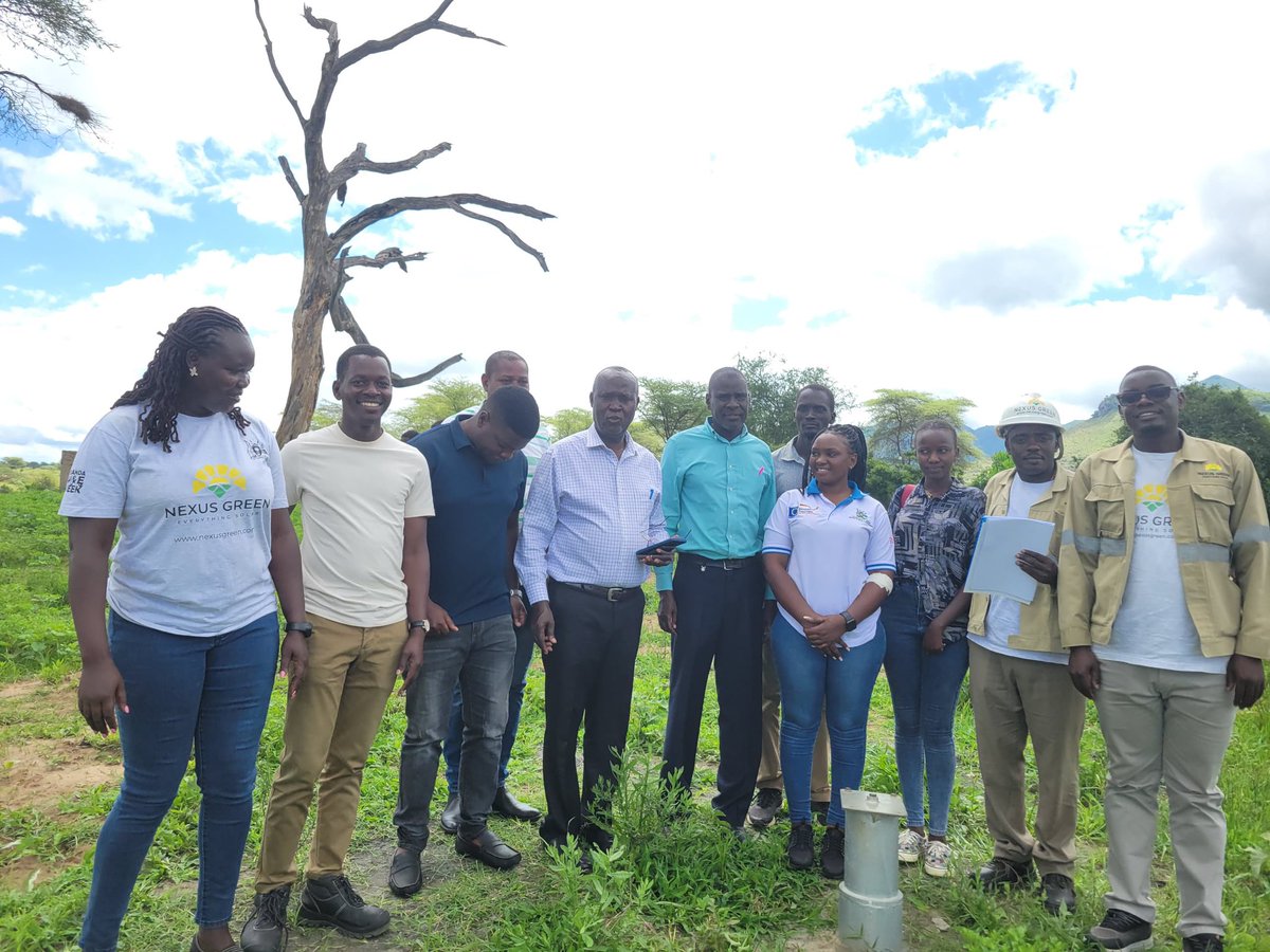 #MWEworks:Officials from Water and Sanitation Development Facility Karamoja together with Water for Production Regional Centre Karamoja, Moroto District Leadership handed over 2 Piped Water Schemes and an Irrigation System to the Contractor @nexusgreenltd to commence construction