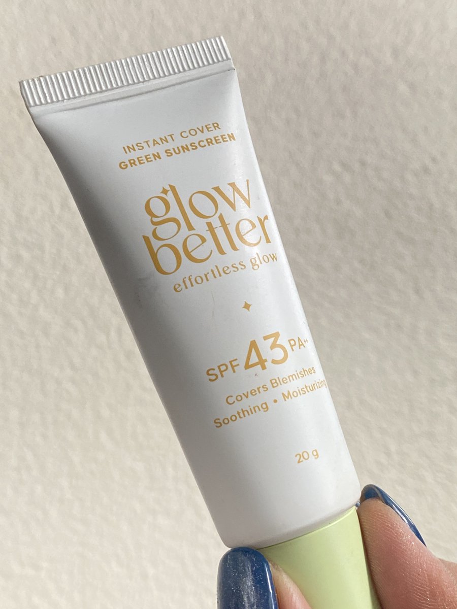 produk yang aku pake: Glow Better - Instant Cover Green Sunscreen SPF 43 PA++

🖇️ shope.ee/9eyoOnTq2E 

beneran lifesaver banget buat kaum sat set kaya aku, pake sunscreen sekaligus complexion🤝🏻